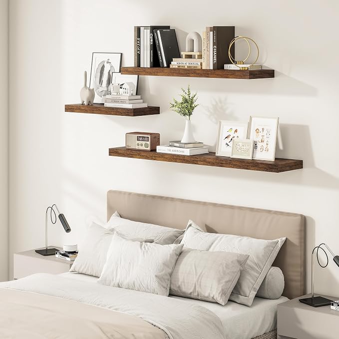 Vivelove 12" Deep Floating Shelves - Image 2