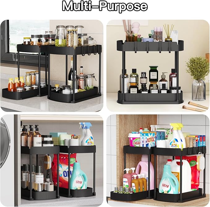 Multi-Purpose Pull-Out Storage Organizers, Under Sink/Cabinet Organizers and - Image 6