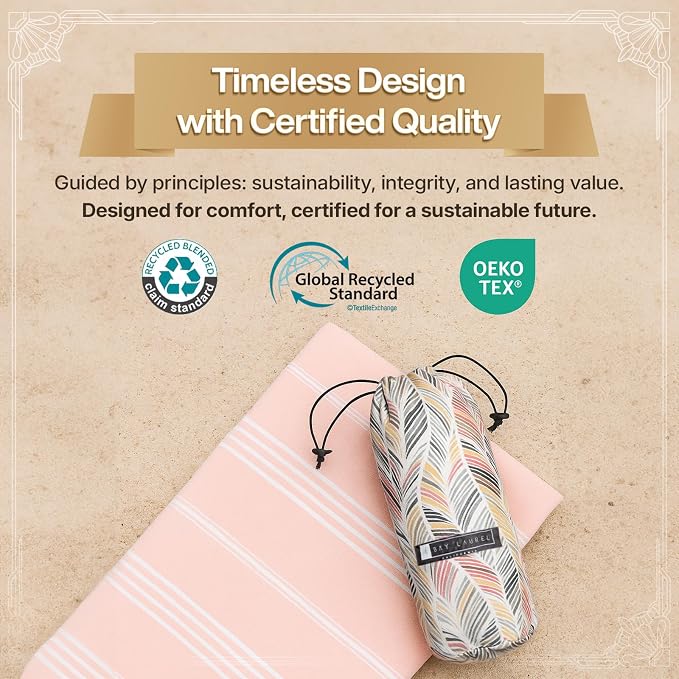 BAY LAUREL Turkish Beach Towel - Image 2