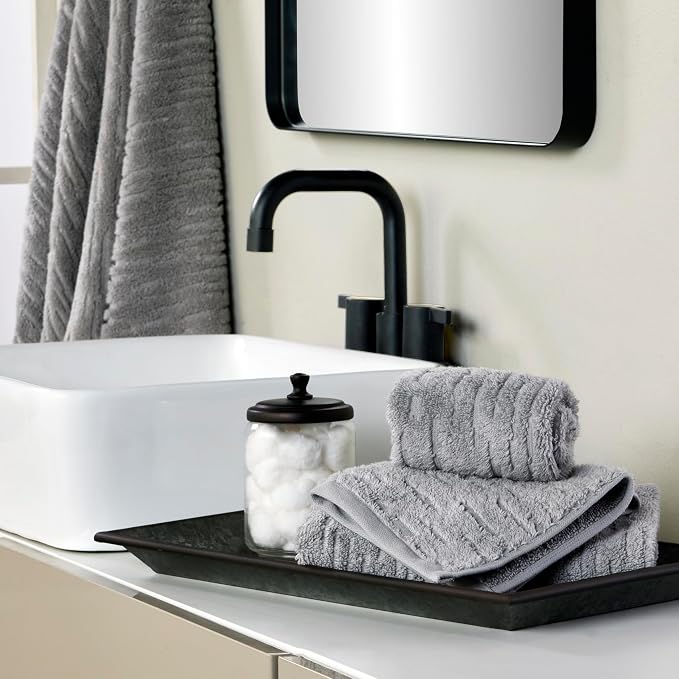 SKL Home CloudSoft Cotton Luxury 6 Pc Towel Set - Image 6