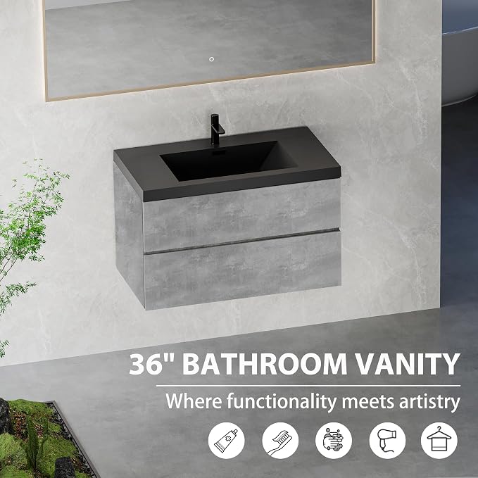 36" Floating Bathroom Vanity - Image 2