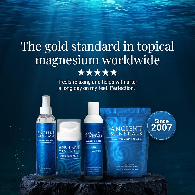 Ancient Minerals Magnesium Oil Spray Bottle of Pure Genuine Zechstein Magnesium - Image 8