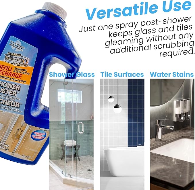 SURF PRO Shower Glass Cleaner Buster Economic Refill - Image 6