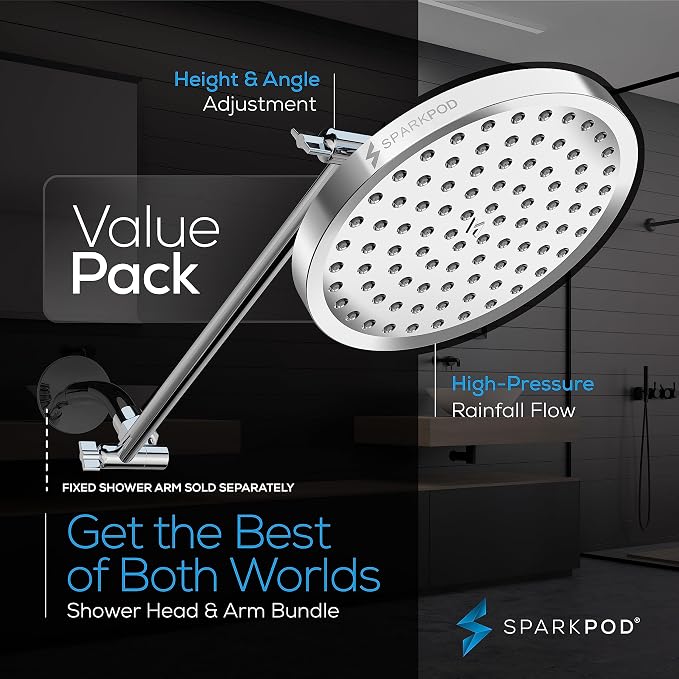 SparkPod Round Rain Shower Head - Image 3