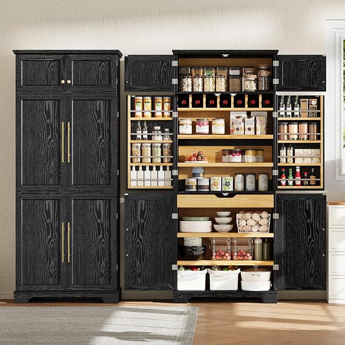 78.2" Tall Kitchen Pantry Cabinet - Image 8