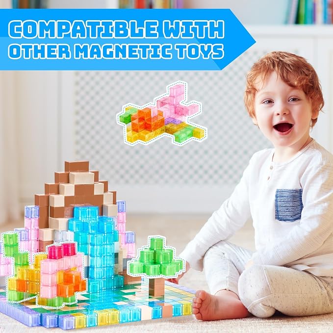 VigorFun Magnetic Blocks Set, Magnet Building Blocks - Image 6
