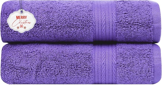 Ample Decor Hand Towel 18 X 28 Inch 600 GSM 100% Cotton, Premium Soft Absorbent by AmpleDecor