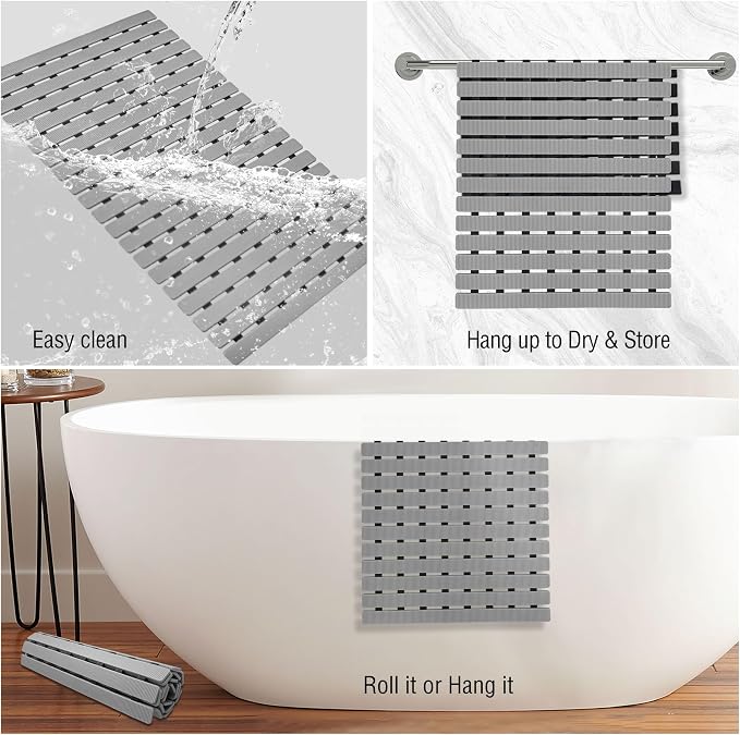 MBOSS Bathtub Mat Non Slip, Shower Mat - Image 5