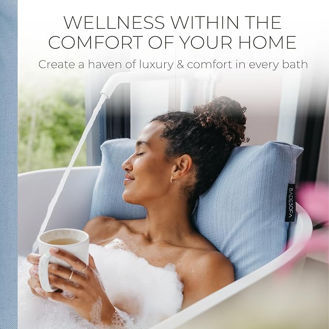 BADESOFA® Luxury Bath Pillows for Tub Full Body Set - Image 3
