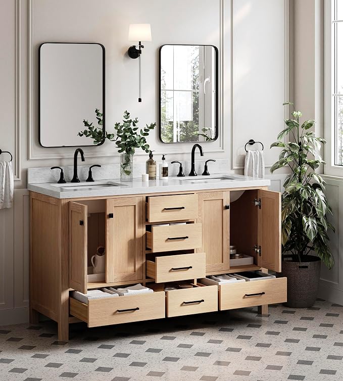 ARIEL 61'' Bathroom Vanity - Image 3