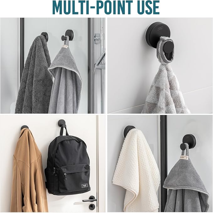 TAILI Stylish 304 Stainless Steel Bathroom Suction Hooks - Image 7