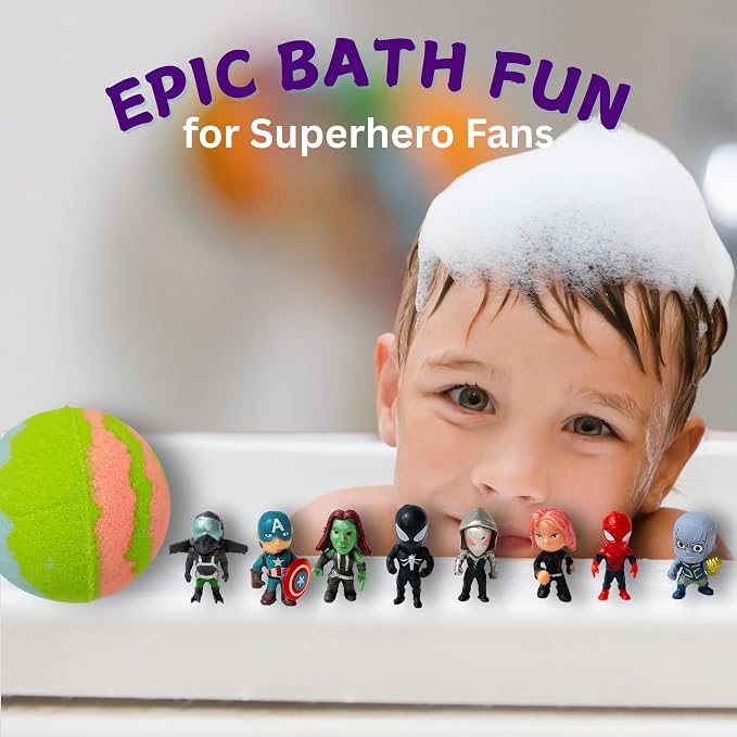 EvolutionUSA 1pc Epic Superhero Bath Bombs - Image 3