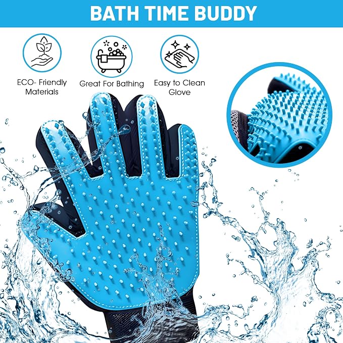 Upgrade Pet Grooming Gloves, Grooming Gloves - Image 5