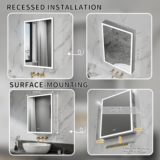 GroGro Lighted Medicine Cabinet - Image 9