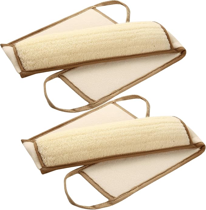 Exfoliating Natural Loofah Sponge Back Scrubber by BETLYS