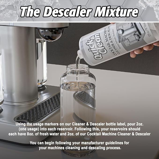 Quick & Clean Cocktail Machine Cleaner & Descaler - Image 5