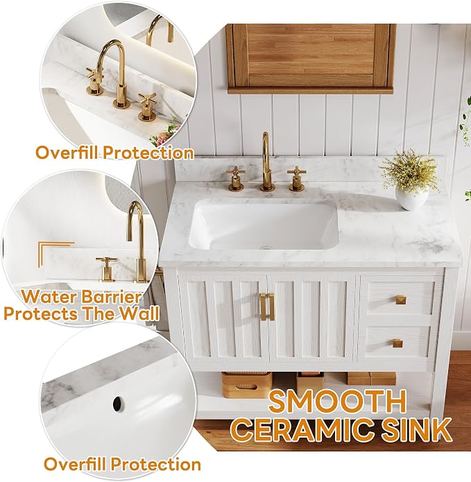 IRONCK Bathroom Vanity with Sink - Image 5