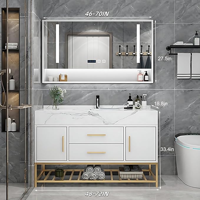 Modern 52IN Bathroom Vanity - Image 2