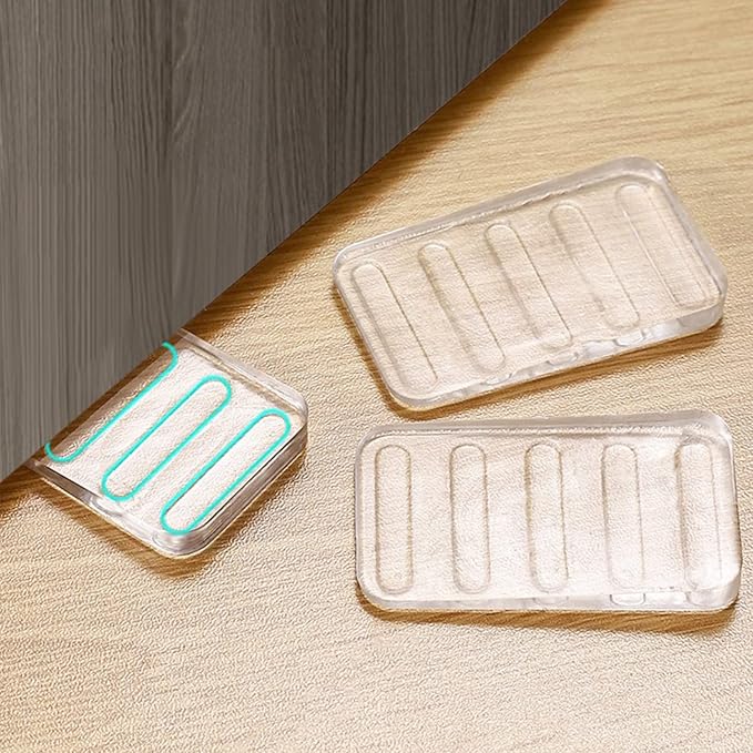 8 Pcs Table Wedge Clear Shim, Plastic Shims Levelers Adjustable Blocks - Image 7