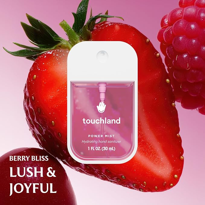 Touchland Hydrating Hand Sanitizer Spray, TOP 5 Set, 1 FL. OZ. Travel Size - Image 7