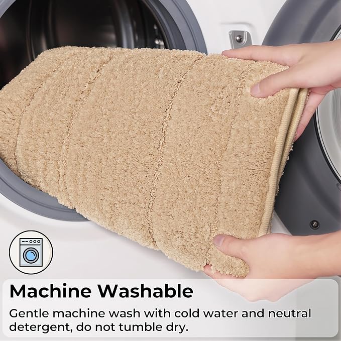 GRANNY SAYS Bathroom Rugs Sets 3 Piece, Soft Absorbent Microfiber Bath Mats - Image 8