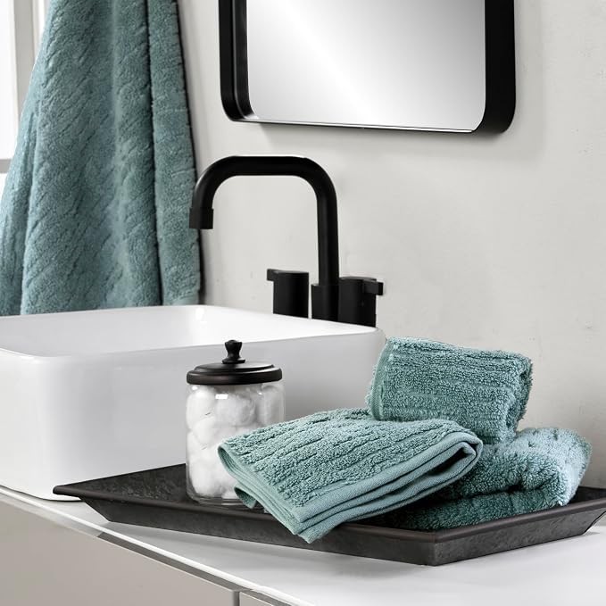 SKL Home CloudSoft Cotton Luxury 6 Pc Towel Set - Image 6