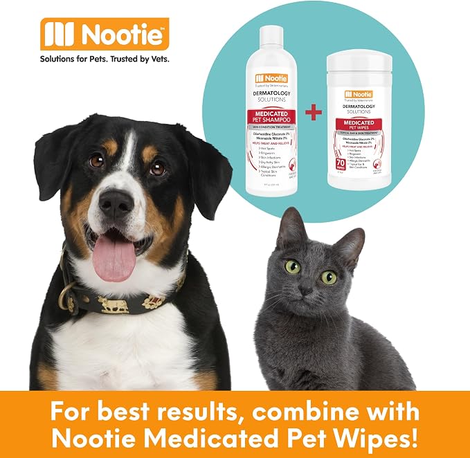 Nootie Medicated Pet Shampoo, Chlorhexidine Dog Shampoo - Image 5