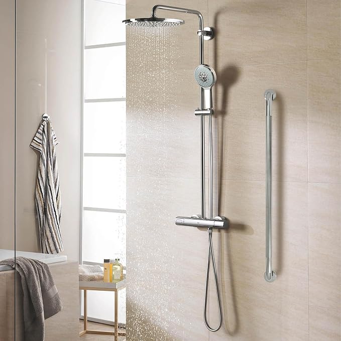 Shower Grab Bar, 2 Pack 39.4 Inch Bathroom Grab Bar, 304 Stainless Steel 1.25" - Image 5
