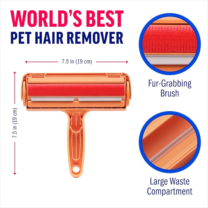 ChomChom Roller Pet Hair Remover – Original Size Reusable Lint Roller - Image 8