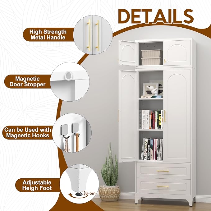 90" Pantry Kitchen Cabinet - Image 4