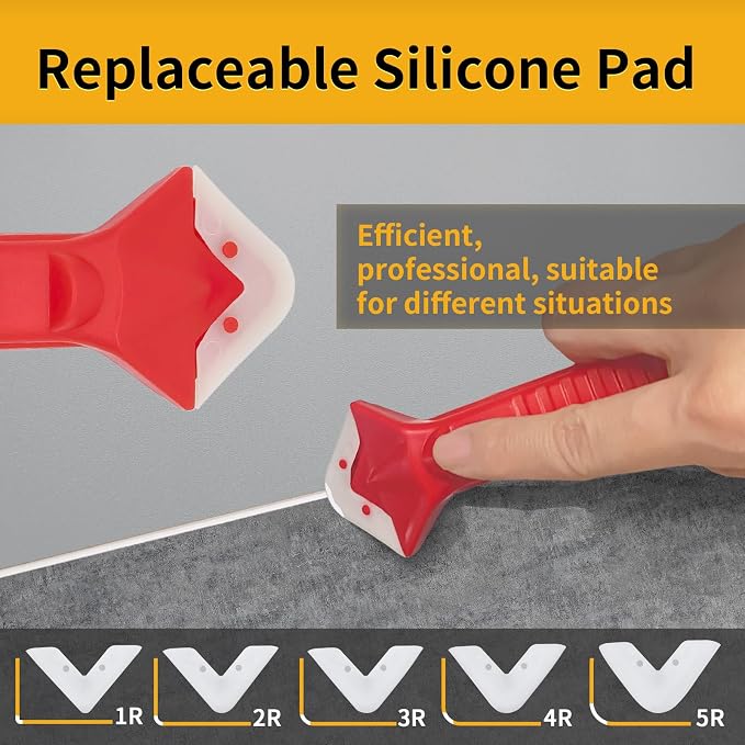 Caulking Tool-Caulk Remover Tool Kit, Grout Removal Tool, Silicone Bathroom - Image 5