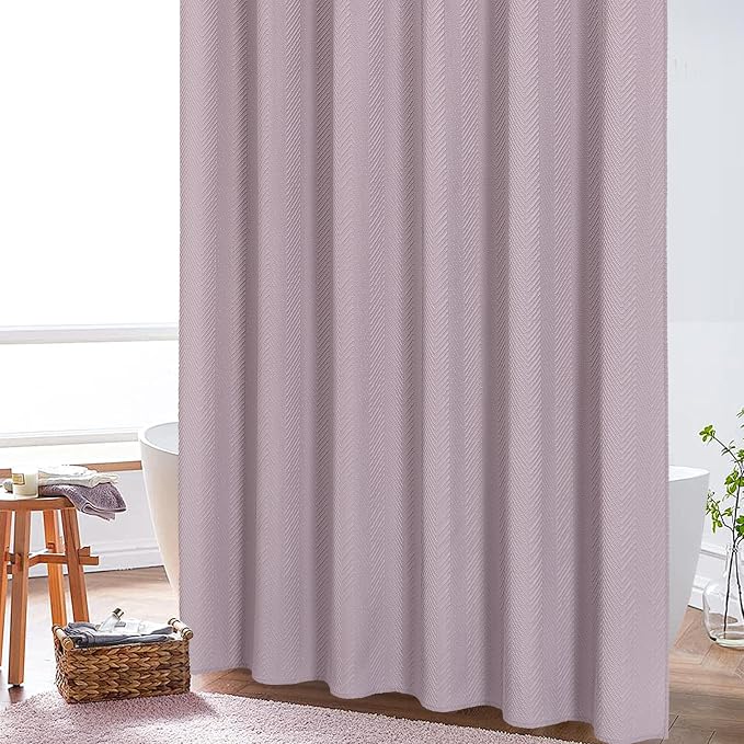 Gibelle Lavender Purple Shower Curtain - Image 2