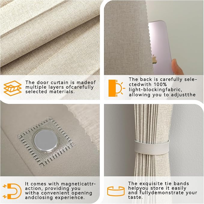 Accordion Door Curtain Set - Image 7