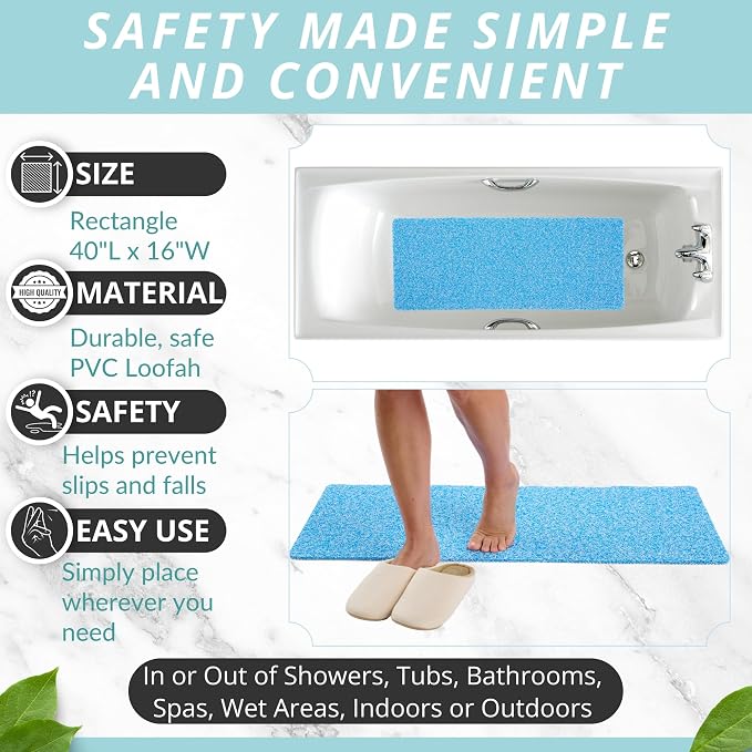 Non Slip Bathtub Mat Shower Mat - Image 3