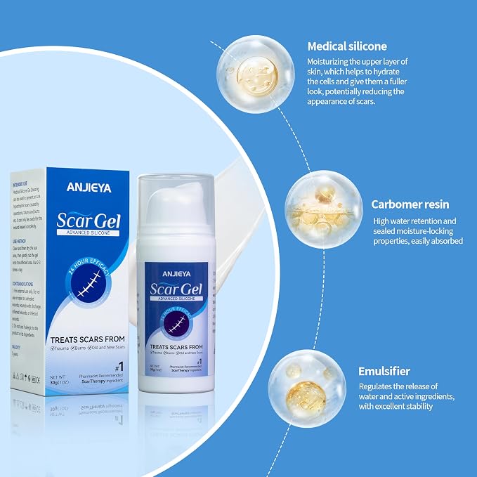 Silicone Scar Gel, Advanced Scar Cream - Image 2