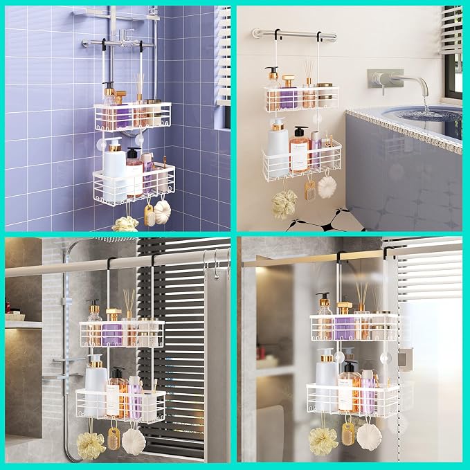 HapiRm Hanging Shower Caddy Organizer - Image 3