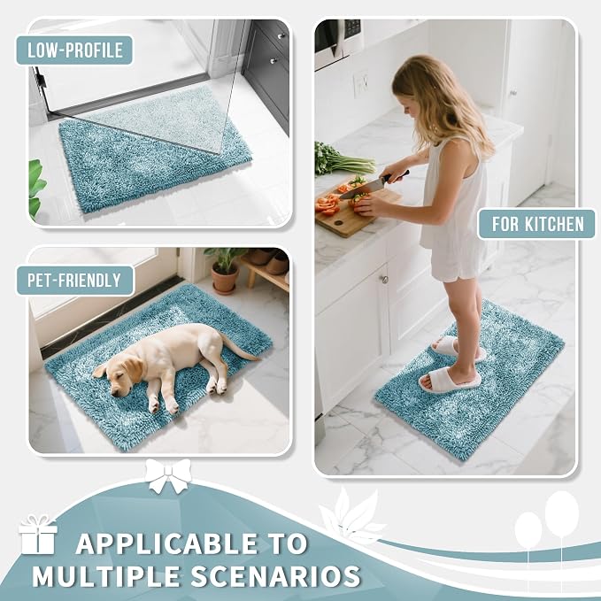 Yimobra Long Bathroom Rug Non Slip 44x24 Inch, Extra Thick Soft Absorbent - Image 7