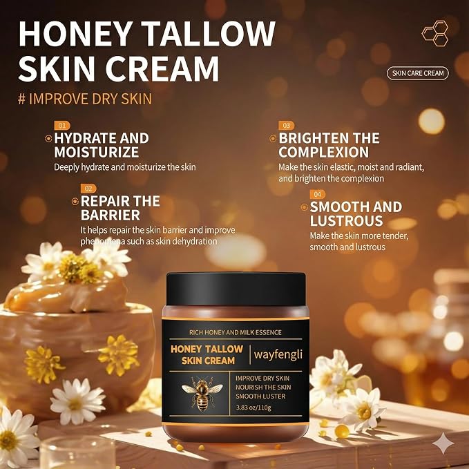 Whipped Beef Tallow & Honey Balm - Image 8
