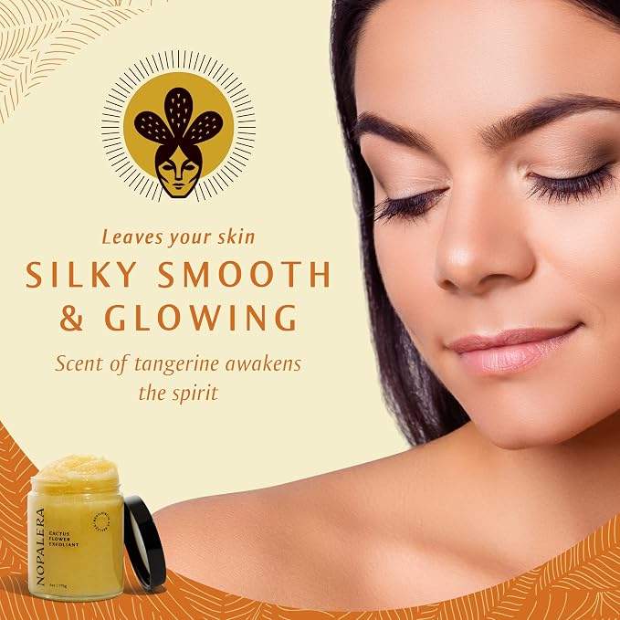 Nopalera Cactus Body Polish – Mandarina | 3-in-1 Clean Beauty Oil Cleanser - Image 3