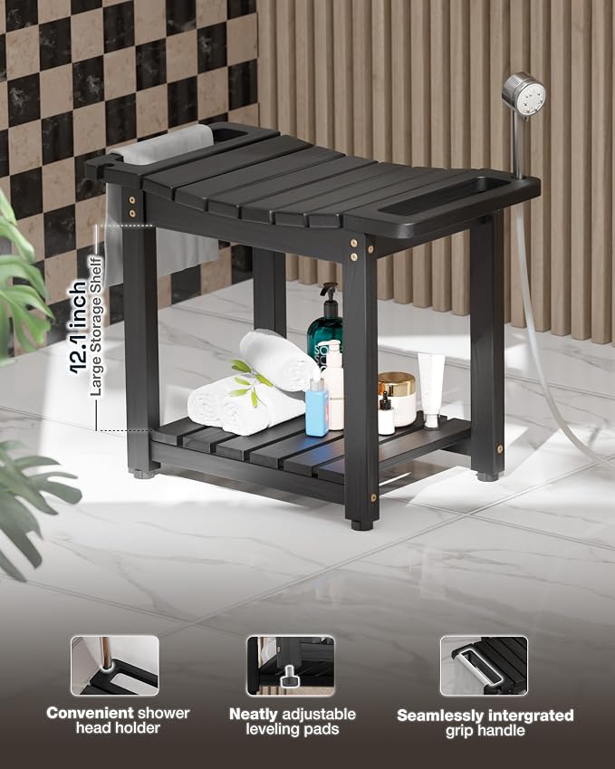 BLUEWEST Shower Bench Seat - Image 4