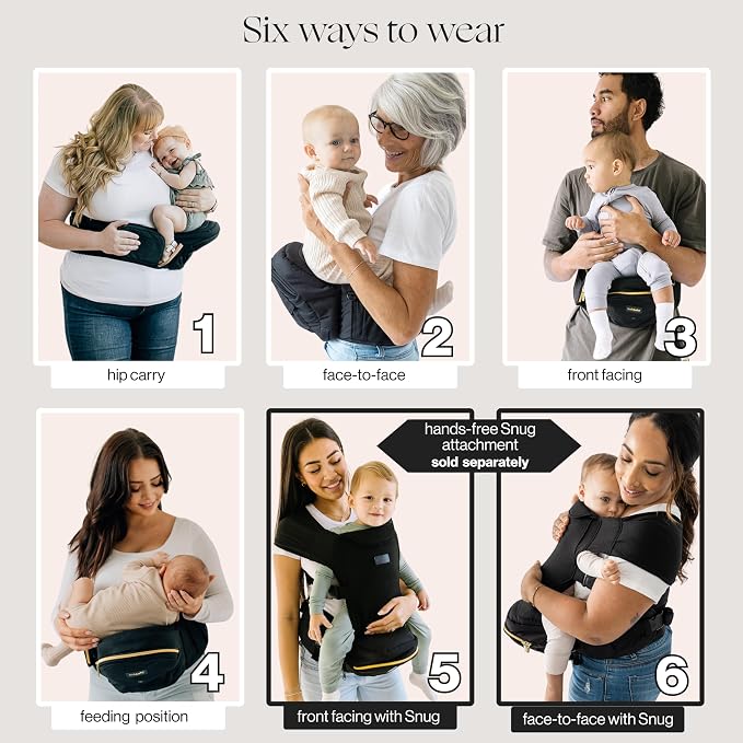 Tushbaby The Original Premium Quality Hip Seat Carrier – Safety-Certified Baby - Image 3