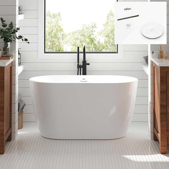 FerdY 47" Bali Acrylic Freestanding Bathtub - Image 2
