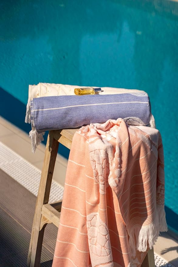 SOFE H&L | LINVIA Foutah Quick Dry Beach Towel Pack of 1 CARETTA - Image 7