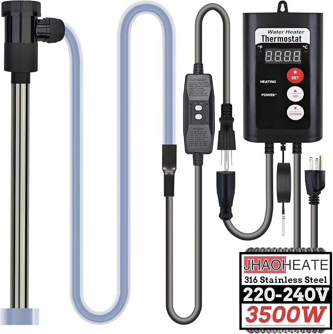 3500W 240V Above-Ground Pool Immersion Water Heater by Unknown