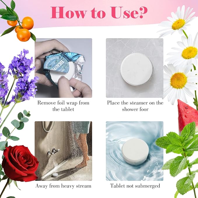 W&E Choice Shower Steamers Aromatherapy 21 Pack- Shower Bombs - Image 9
