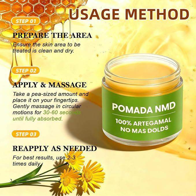 2PCS Pomada NMD, Natural Herbal Artesanal Cream, - Image 7