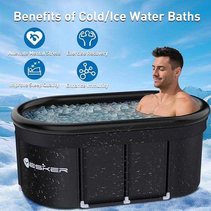 Yesker 110 Gal Oval Ice Bath Tub - Image 2