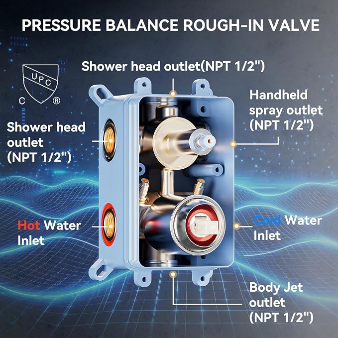 Brushed Nickel Shower System - Image 3
