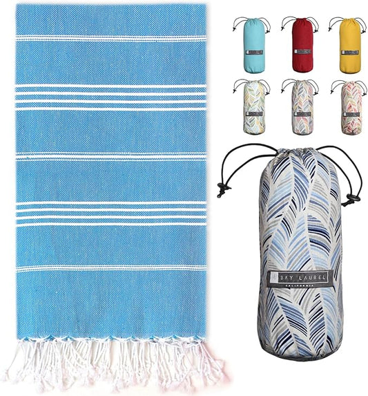 BAY LAUREL Turkish Beach Towel by BayLaurel