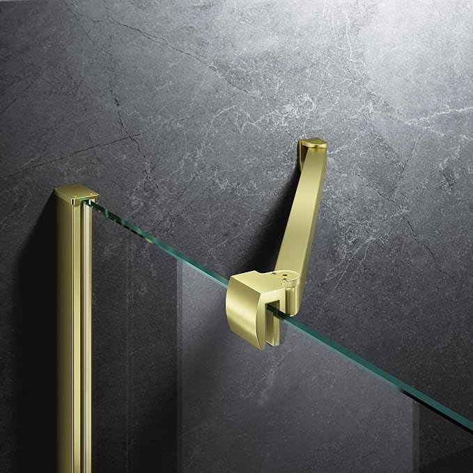 Frameless Shower Door Support Bar, Stainless Steel Wall-to-Glass Support Arm to by Unknown